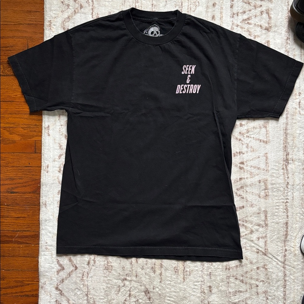 Sketchy Tank Black Graphic Tee - Picture 2 of 3
